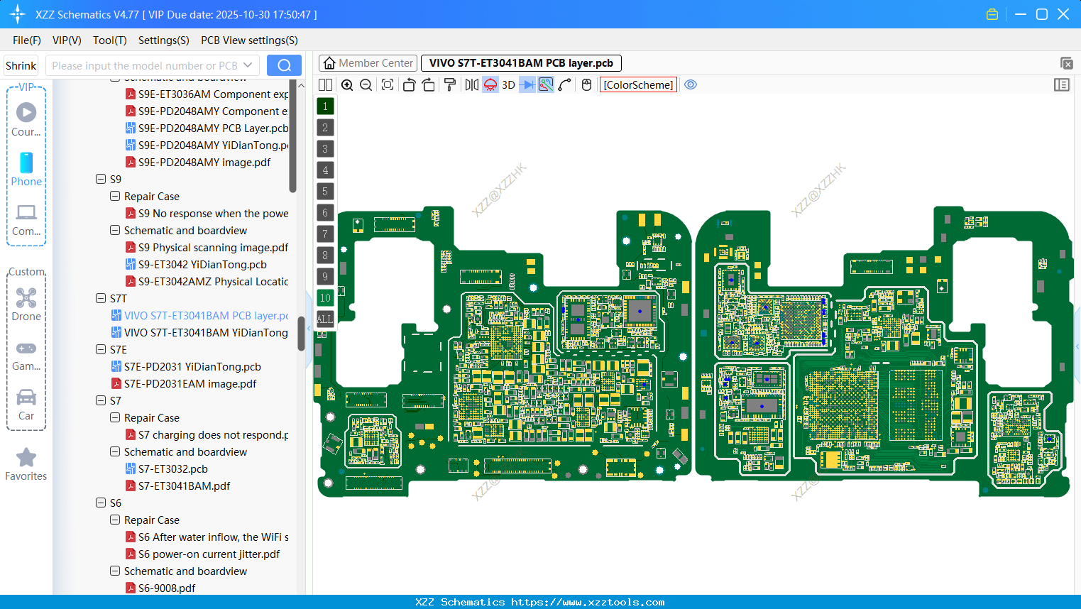 VIVO S7T-ET3041BAM PCB Layer